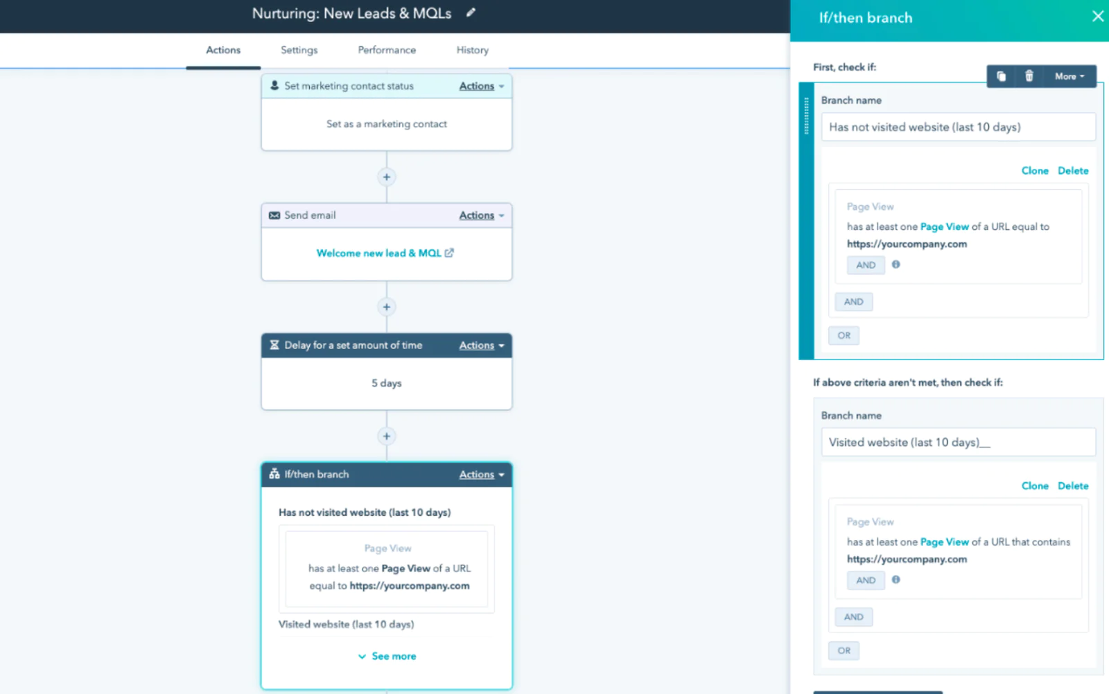 Customer lifecycle stage updates in CRM.