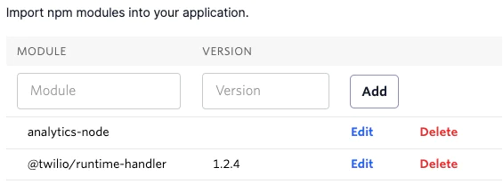 Importing npm modules into your application